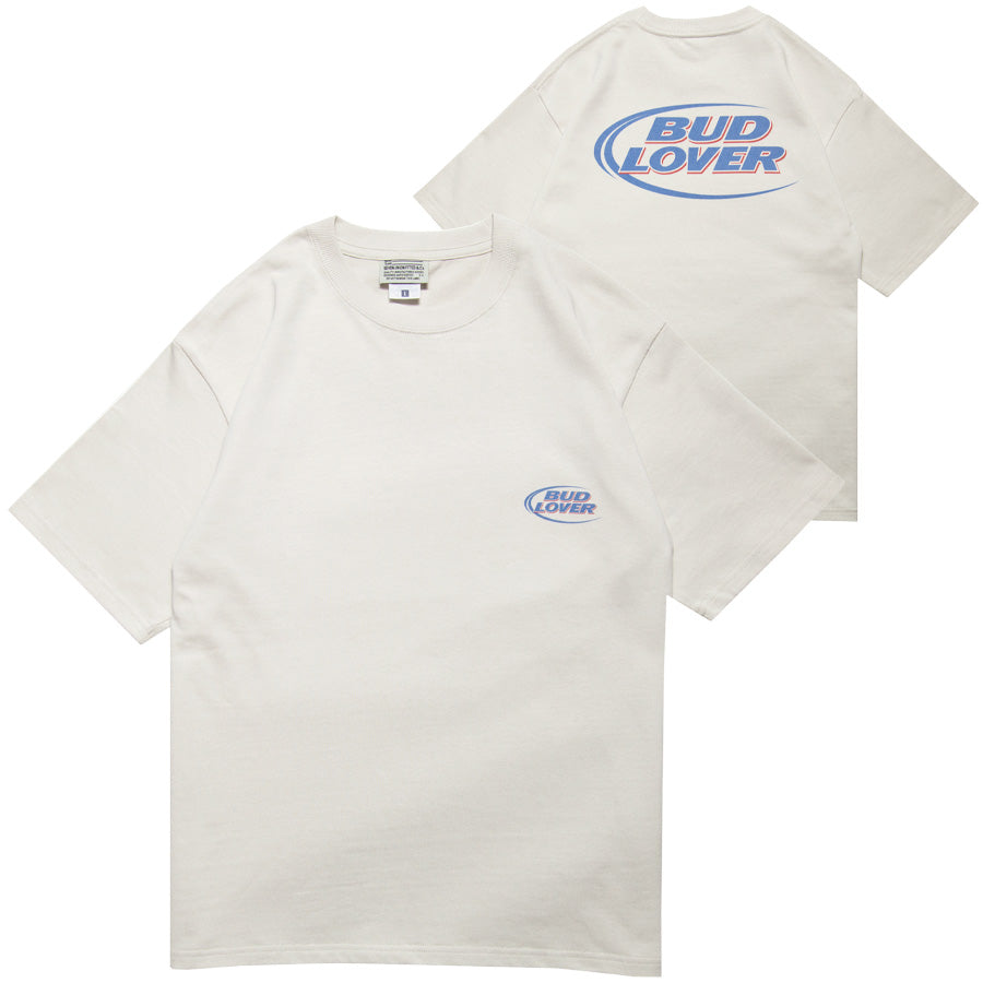 7UNION Tシャツ ベージュ 表裏比較