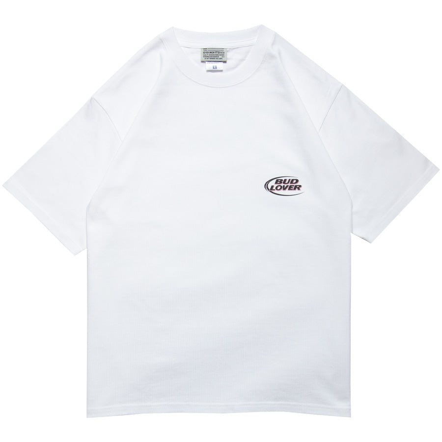 7UNION グラフィックTシャツ ホワイト 正面平置き