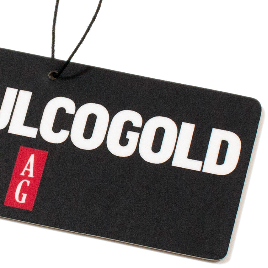 ACAPULCO GOLD（アカプルコゴールド）BLACK LABEL LOGO AIR FRESHNER ブラック 商品アップ AG26SM004