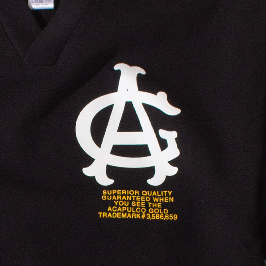 ACAPULCO GOLD ( アカプルコゴールド ) PREP V-NECK SWEATSHIRT Vネック トレーナー 裏起毛