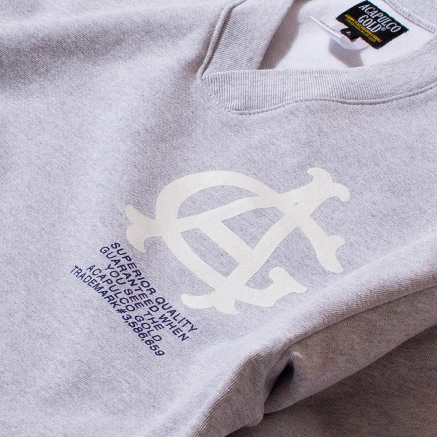 ACAPULCO GOLD ( アカプルコゴールド ) PREP V-NECK SWEATSHIRT Vネック トレーナー 裏起毛