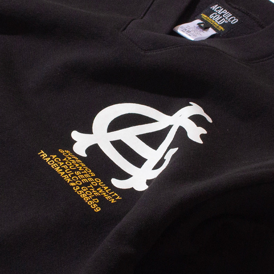 ACAPULCO GOLD ( アカプルコゴールド ) PREP V-NECK SWEATSHIRT Vネック トレーナー 裏起毛