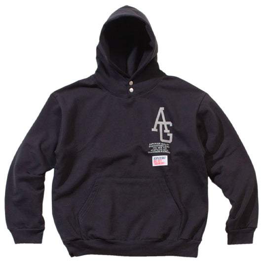 ACAPULCO GOLD ( アカプルコゴールド ) REFLECTIVE AG SIGNATURE SNAP HOODED SWEATSHIRT パーカー
