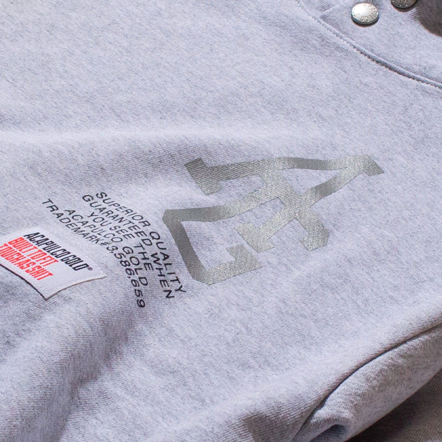 ACAPULCO GOLD ( アカプルコゴールド ) REFLECTIVE AG SIGNATURE SNAP HOODED SWEATSHIRT パーカー