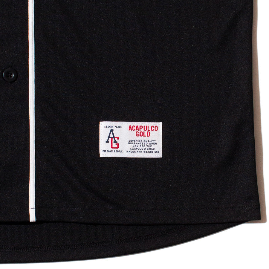 Acapulco Gold ベースボールシャツ ネイビー Made in USA Vintage