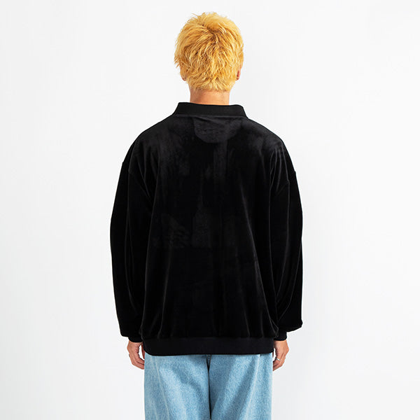 アップルバム APPLEBUM Velour Half Zip ハーフジップ ベロア シャツ