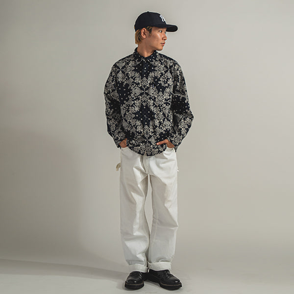 アップルバム シャツ ペイズリー APPLEBUM Paisley Nel Shirt 2320204