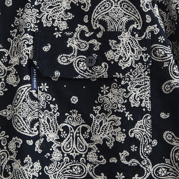 アップルバム シャツ ペイズリー APPLEBUM Paisley Nel Shirt 2320204