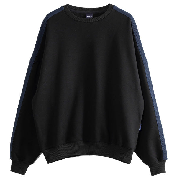 アップルバム APPLEBUM Rib Line Crew Sweat スウェット トレーナー ...