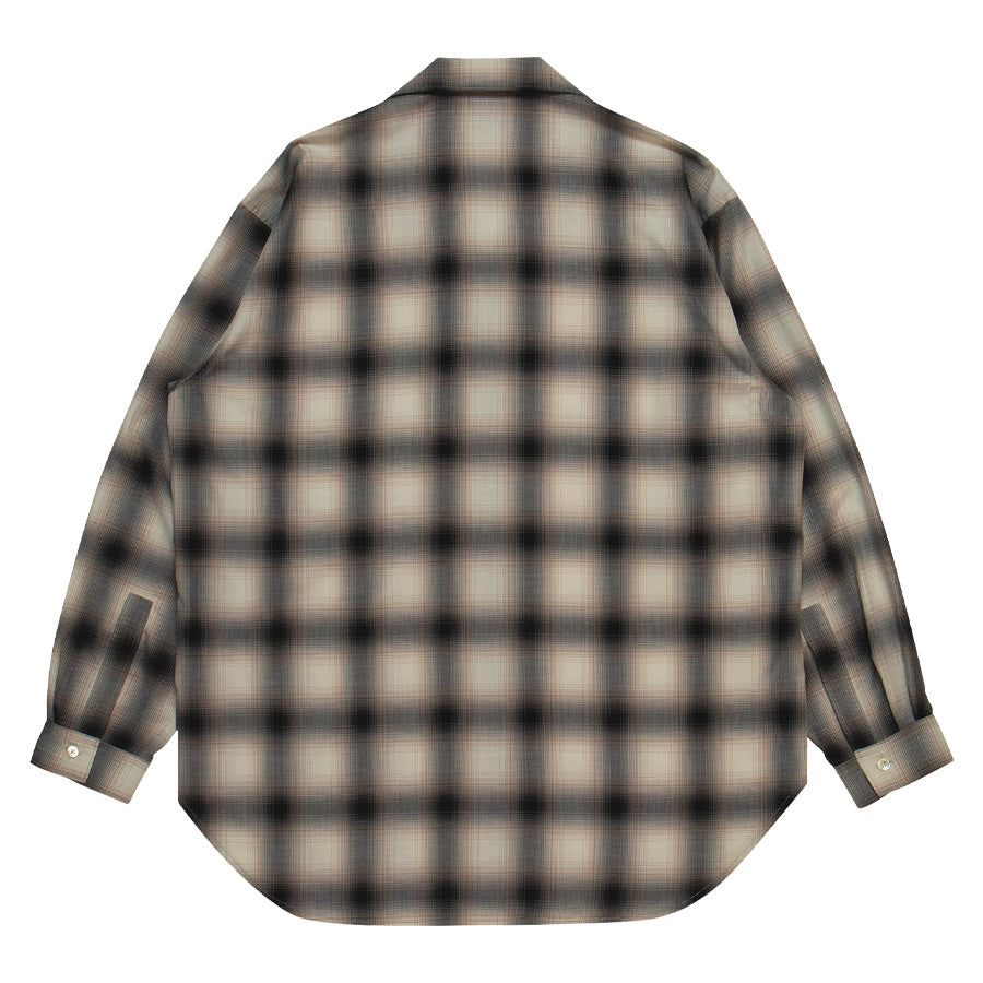 アップルバム シャツ APPLEBUM OMBRE CHECK L/S ALOHA SHIRT