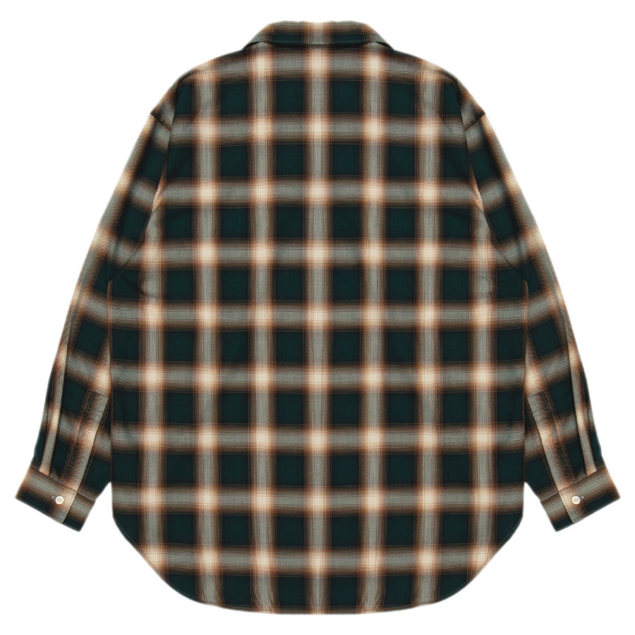 アップルバム シャツ APPLEBUM OMBRE CHECK L/S ALOHA SHIRT
