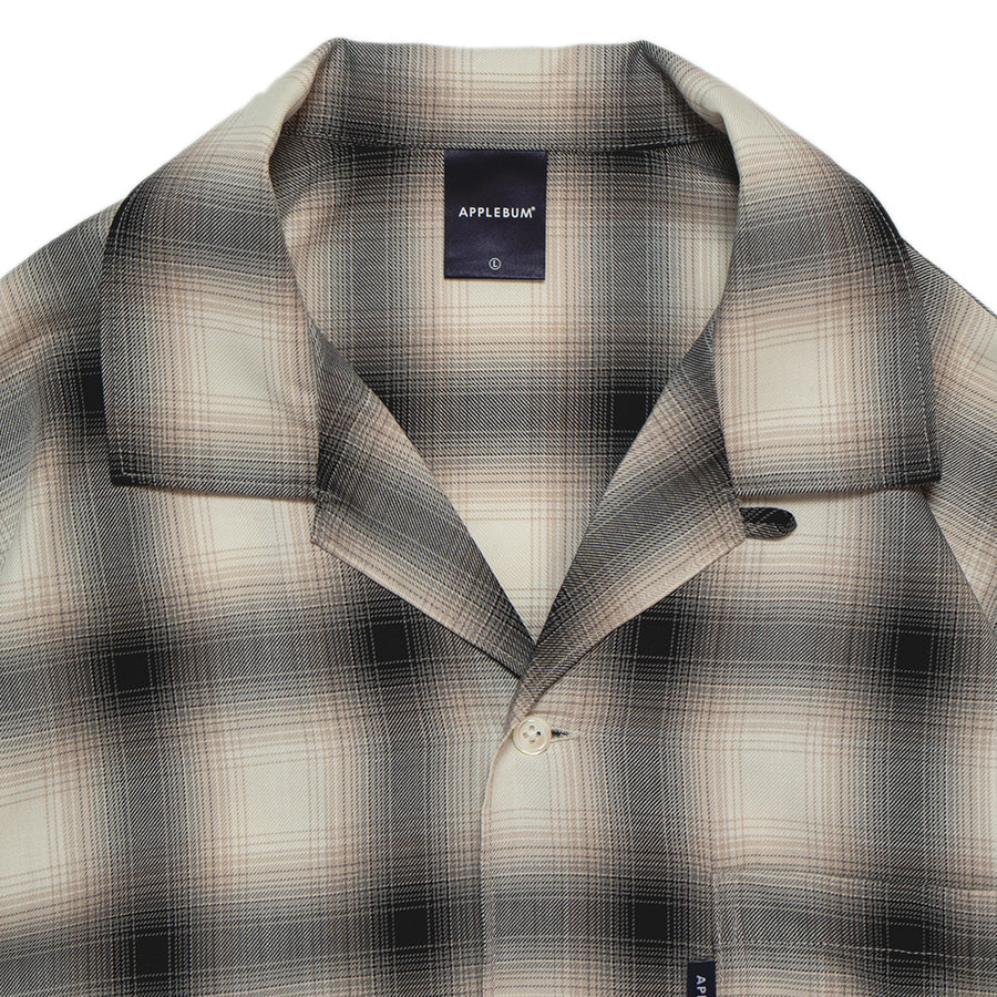アップルバム シャツ APPLEBUM OMBRE CHECK L/S ALOHA SHIRT