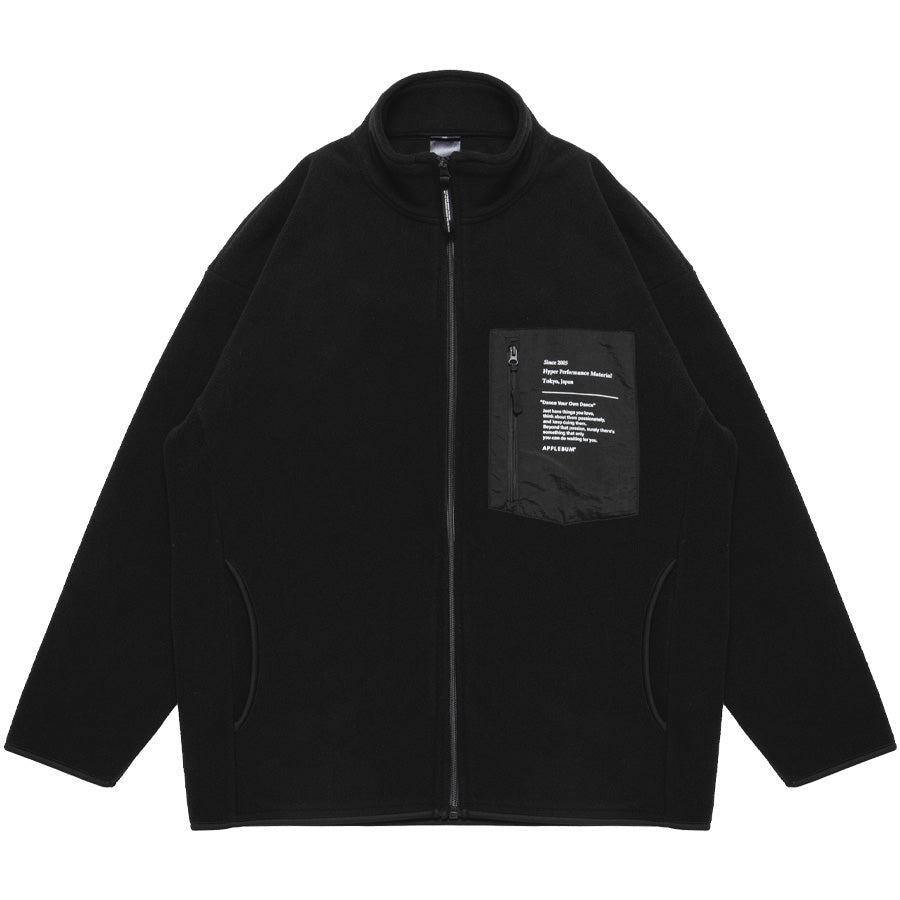 APPLEBUM ブラック ジャケット　希少サイズ アップルバム ジャケット APPLEBUM FLEECE FULL ZIP JACKET フリース