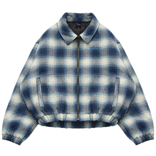 APPLEBUM ( アップルバム ) OMBRE CHECK JACKET スウィングトップ ジャケット