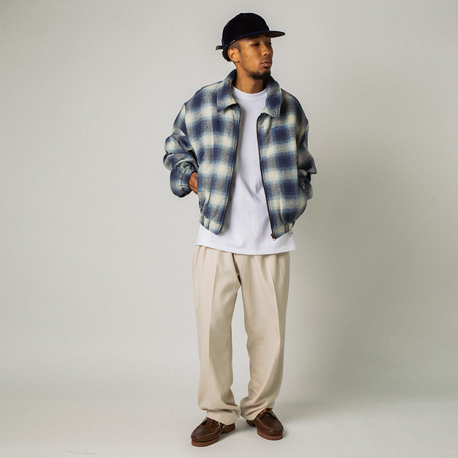 APPLEBUM ( アップルバム ) OMBRE CHECK JACKET スウィングトップ ジャケット