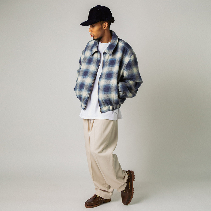 APPLEBUM ( アップルバム ) OMBRE CHECK JACKET スウィングトップ ジャケット