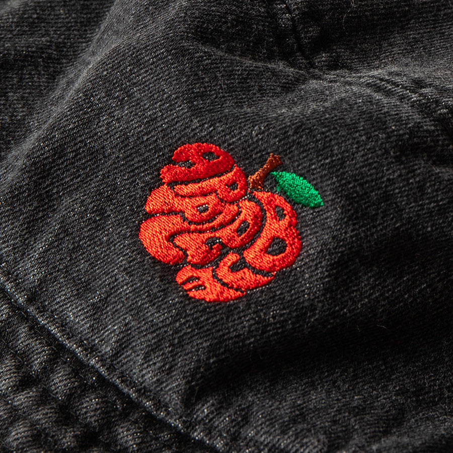 APPLEBUM ( アップルバム ) APPLE LOGO DENIM BUCKET HAT バケットハット