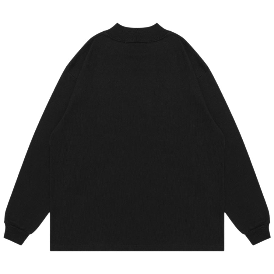 アップルバム Tシャツ メンズ APPLEBUM FLOWERS LOGO MOCKNECK L