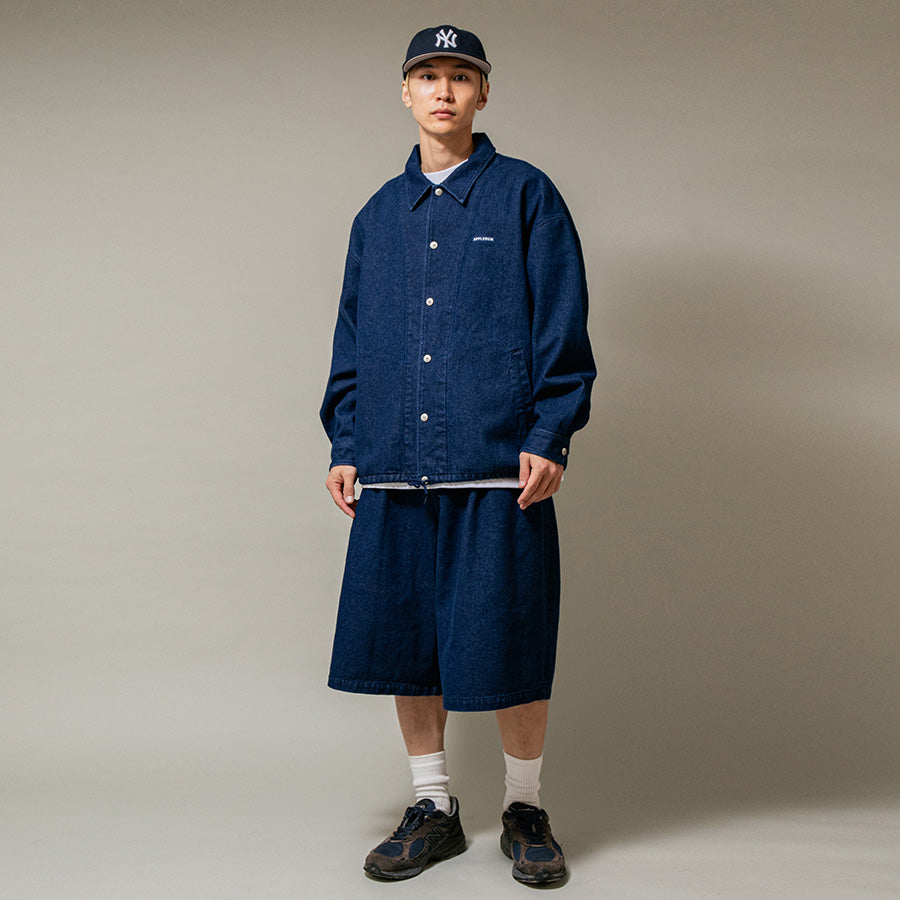 【美品】APPLEBUM アップルバム　デニムジャケット　メンズM APPLEBUM ( アップルバム ) DENIM COACH JACKET デニム コーチ