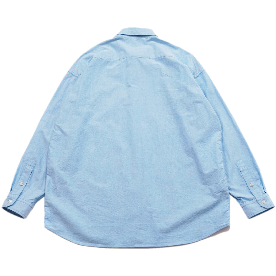 APPLEBUM ( アップルバム ) PRINT OX BD SHIRT オックスフォード ボタンダウンシャツ