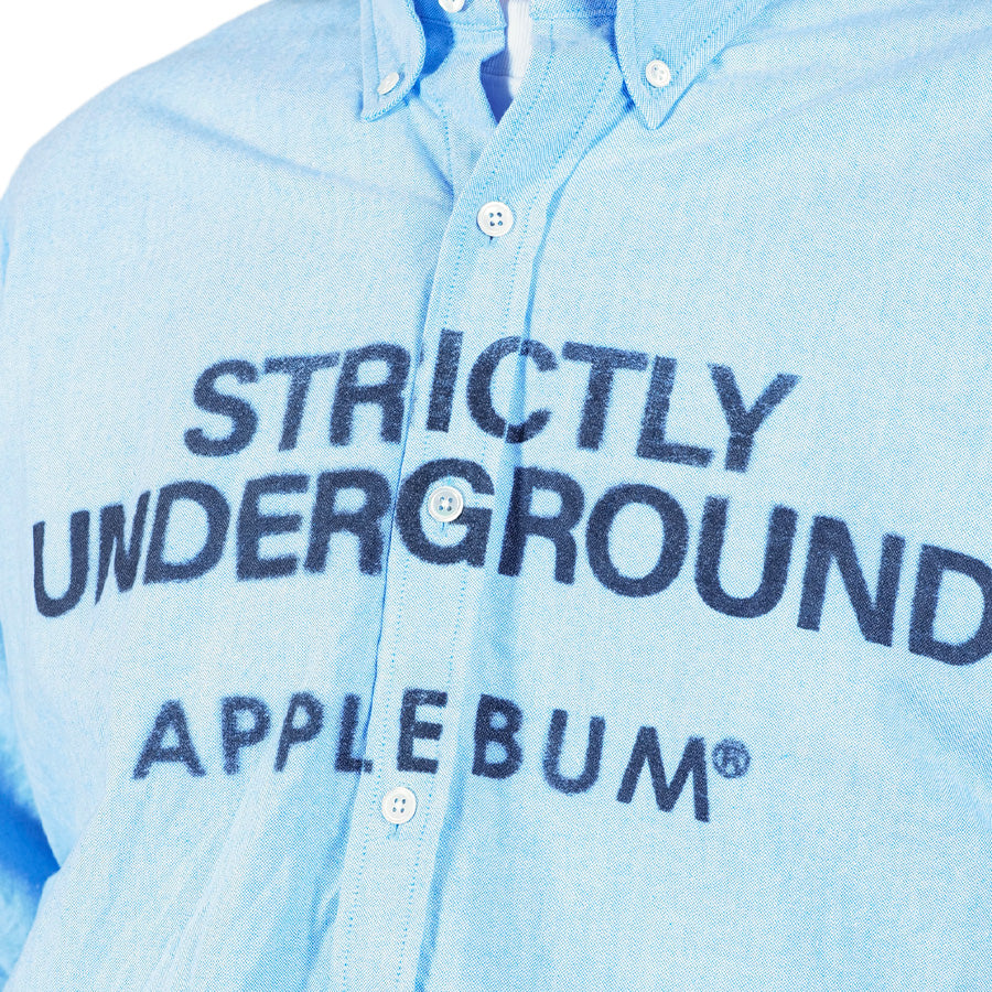 APPLEBUM ( アップルバム ) PRINT OX BD SHIRT オックスフォード ボタンダウンシャツ