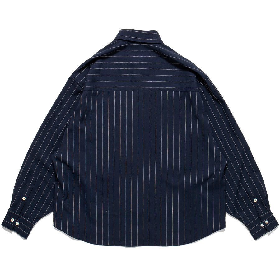 APPLEBUM ( アップルバム ) STRIPE OVERSIZE L/S SHIRT ストライプ シャツ