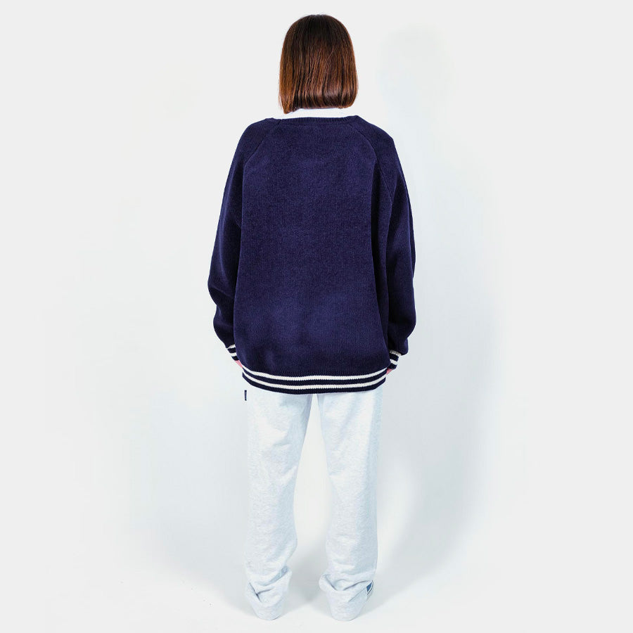 APPLEBUM ( アップルバム ) APBM MALL KNIT SWEATER クルーネック ニット