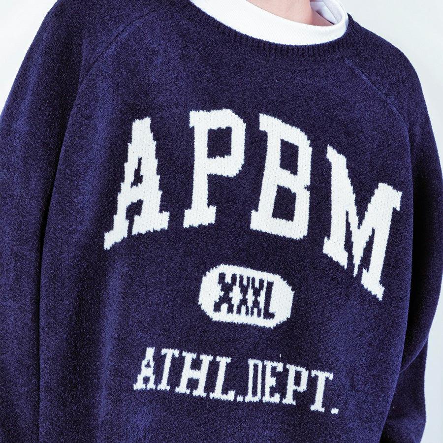 APPLEBUM ( アップルバム ) APBM MALL KNIT SWEATER クルーネック ニット