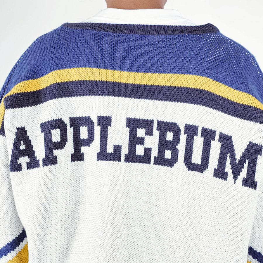 APPLEBUM ( アップルバム ) HOCKEY JERSEYS KNIT SWEATER ホッケージャージー ニット セーター