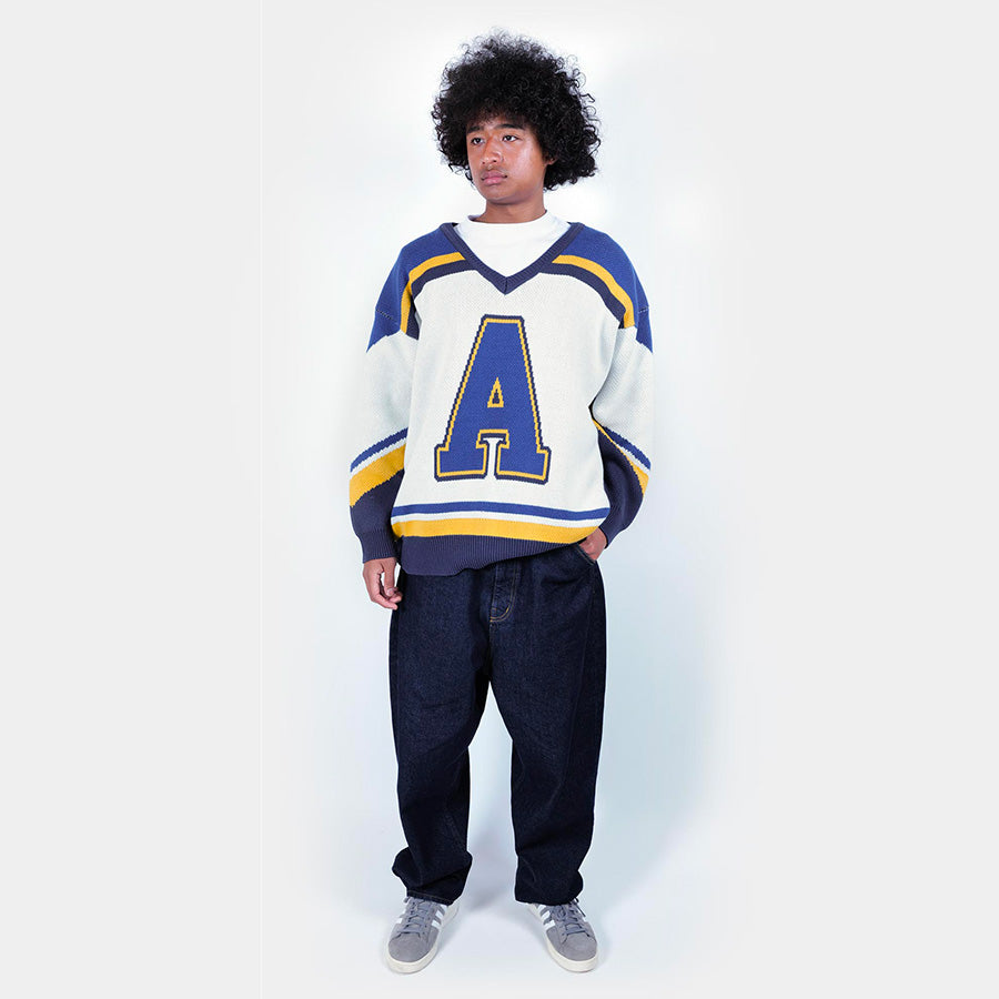 APPLEBUM ( アップルバム ) HOCKEY JERSEYS KNIT SWEATER ホッケージャージー ニット セーター
