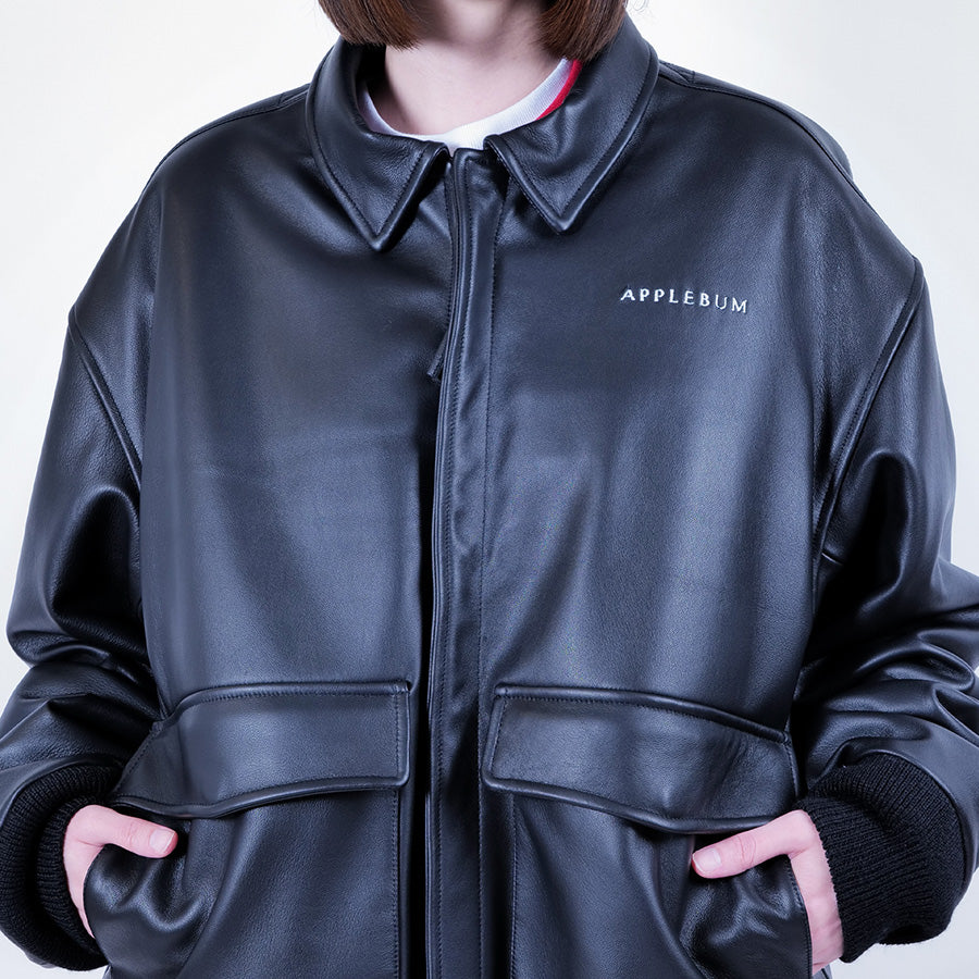 APPLEBUM ( アップルバム ) A-2 LEATHER JACKET レザージャケット ラムレザー