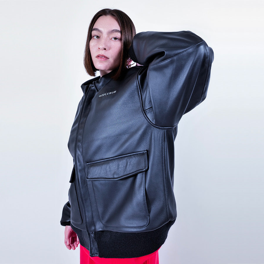 APPLEBUM ( アップルバム ) A-2 LEATHER JACKET レザージャケット ラムレザー