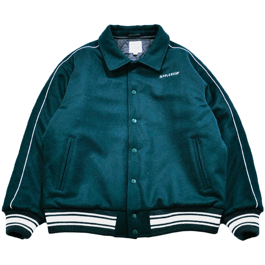 APPLEBUM ( アップルバム ) COLLARED MELTON STADIUM JACKET スタジャン