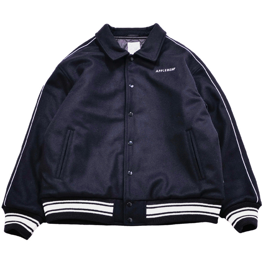 APPLEBUM ( アップルバム ) COLLARED MELTON STADIUM JACKET スタジャン