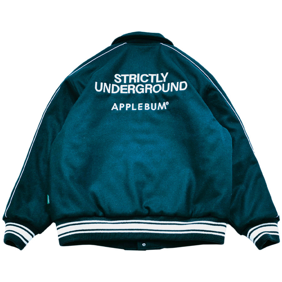 APPLEBUM ( アップルバム ) COLLARED MELTON STADIUM JACKET スタジャン