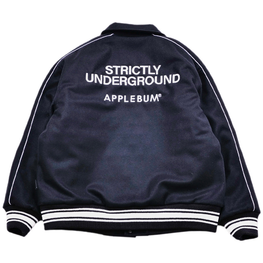 APPLEBUM ( アップルバム ) COLLARED MELTON STADIUM JACKET スタジャン