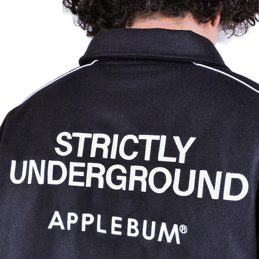 APPLEBUM ( アップルバム ) COLLARED MELTON STADIUM JACKET スタジャン