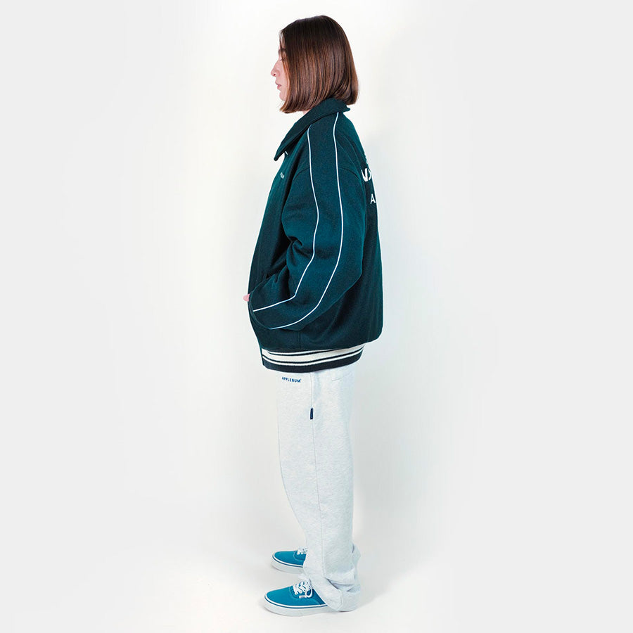APPLEBUM ( アップルバム ) COLLARED MELTON STADIUM JACKET スタジャン