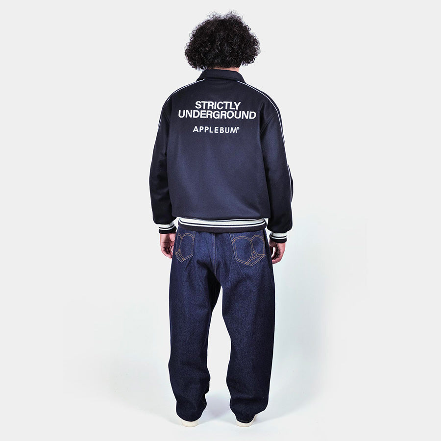 APPLEBUM ( アップルバム ) COLLARED MELTON STADIUM JACKET スタジャン