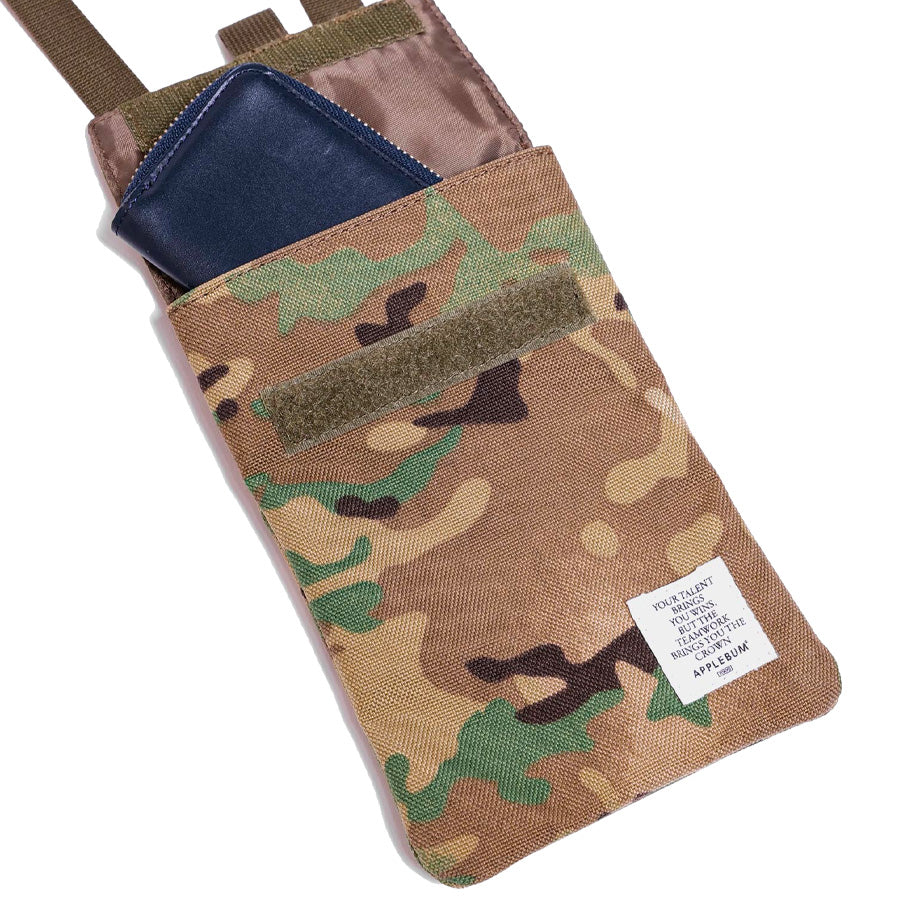 APPLEBUM ( アップルバム ) CAMO NECK POUCH ネックポーチ