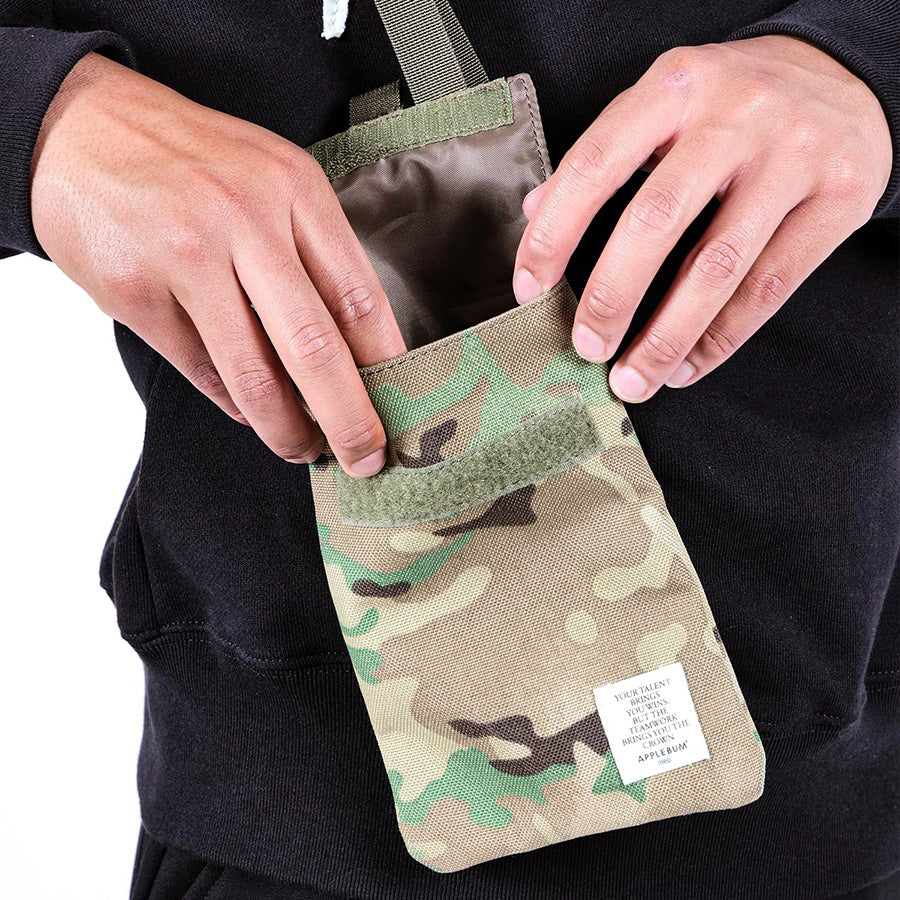 APPLEBUM ( アップルバム ) CAMO NECK POUCH ネックポーチ