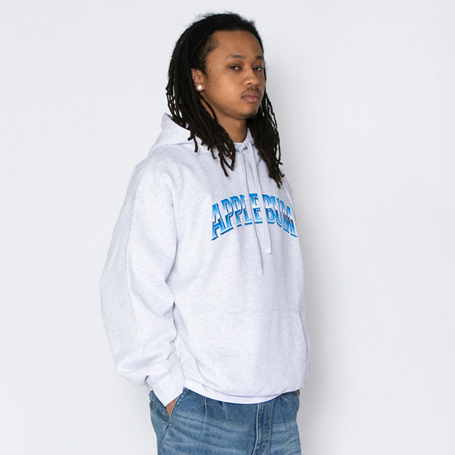 APPLEBUM（アップルバム）Sci-Fi Arch Logo Hoodie アッシュ 右斜め