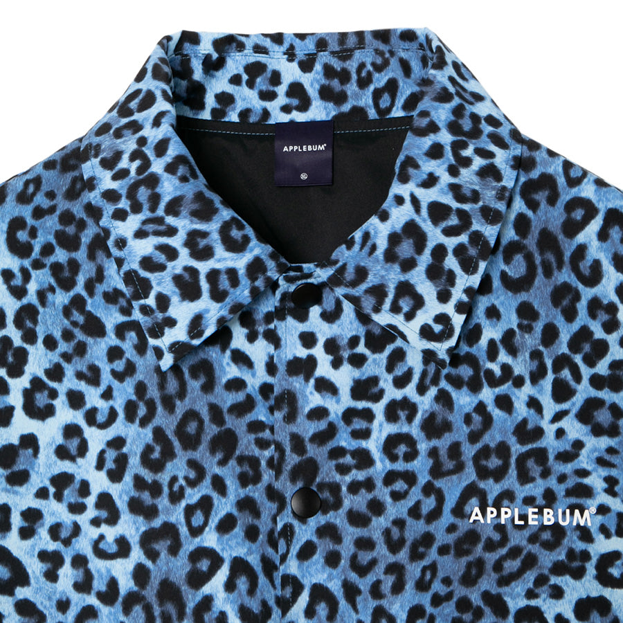 APPLEBUM（アップルバム）Leopard Coach Jacket レオパード コーチジャケット イエロー ブルー 2610606