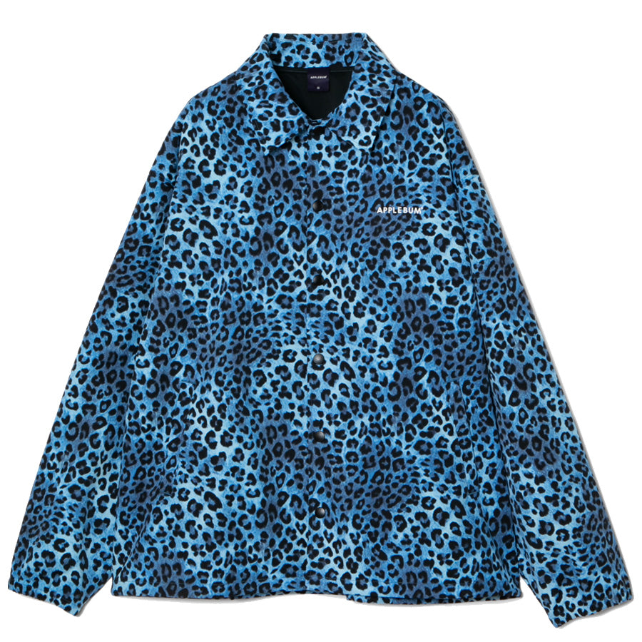 APPLEBUM（アップルバム）Leopard Coach Jacket レオパード コーチジャケット イエロー ブルー 2610606