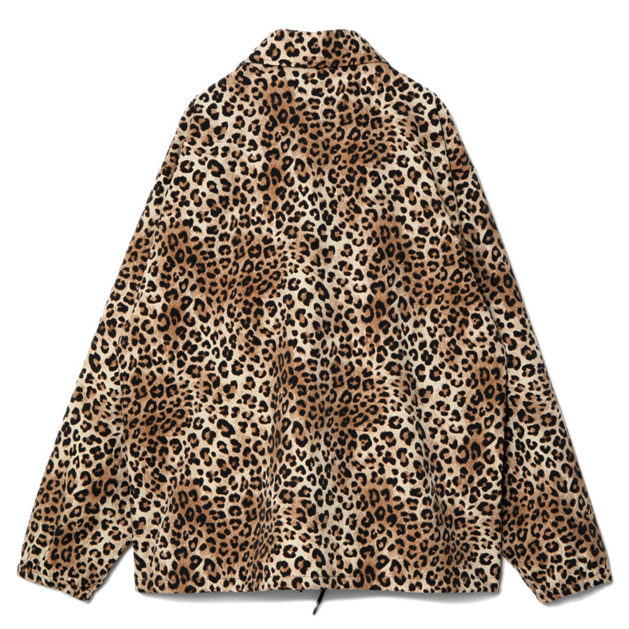 APPLEBUM（アップルバム）Leopard Coach Jacket レオパード コーチジャケット イエロー ブルー 2610606