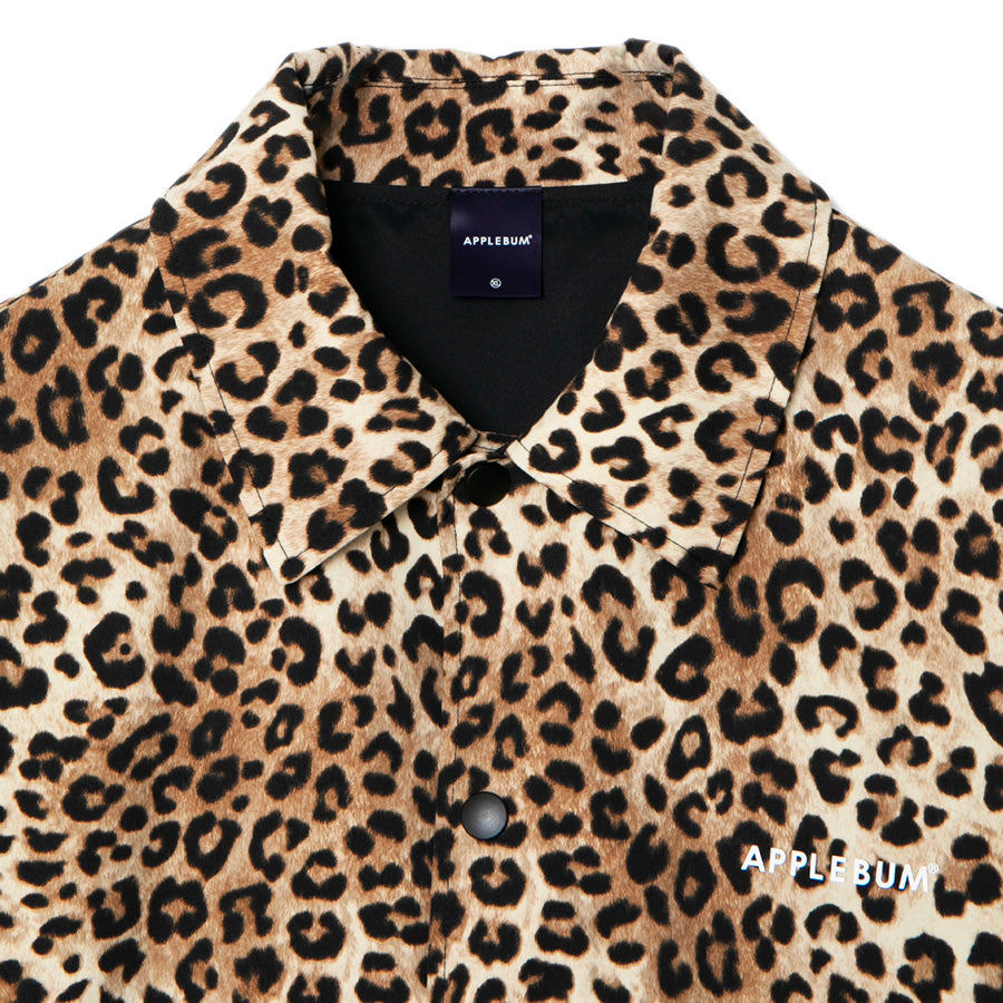 APPLEBUM（アップルバム）Leopard Coach Jacket レオパード コーチジャケット イエロー ブルー 2610606