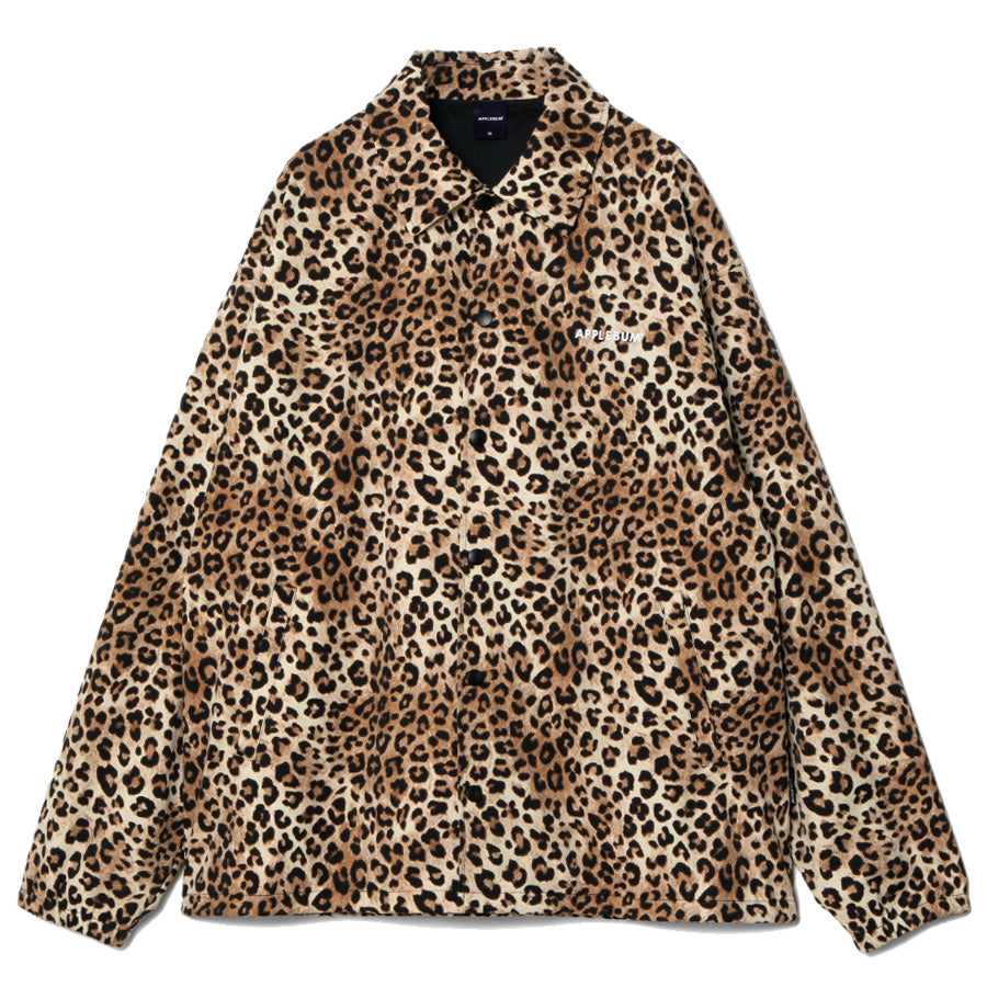 APPLEBUM（アップルバム）Leopard Coach Jacket レオパード コーチジャケット イエロー ブルー 2610606