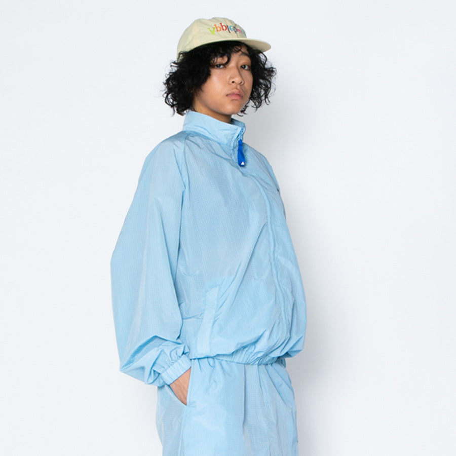 APPLEBUM Ripstop Track Jacket ライトブルー 右斜め