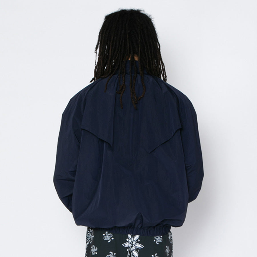 APPLEBUM Ripstop Track Jacket ネイビー 後ろ姿