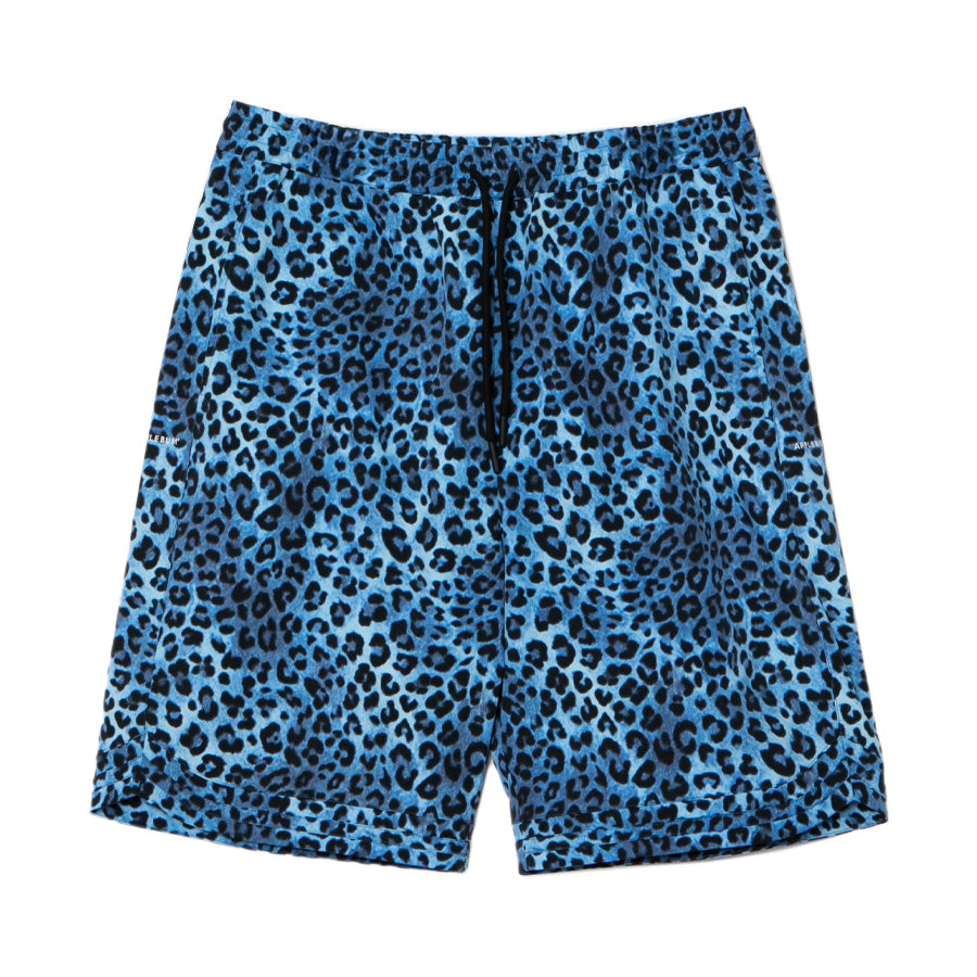 APPLEBUM（アップルバム）Leopard Hoopers Shorts ブルー 正面